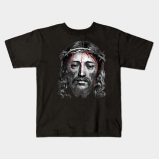 Jesus Christ Crowned With Thorns Kids T-Shirt